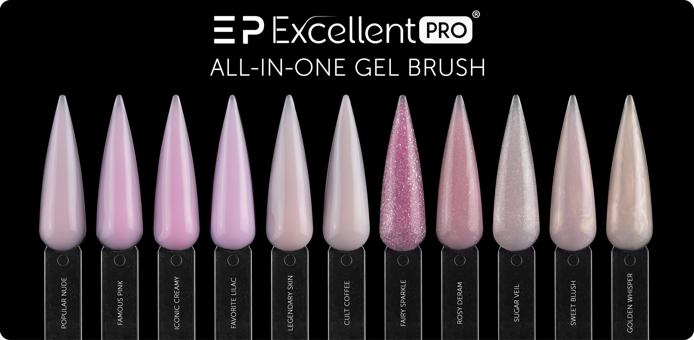 Excellent Pro All-In-One Gel Brush – Famous Pink 11g - Image 3