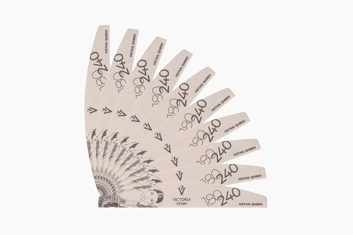 Crescent 180/240 NAIL FILE DETAIL QUEEN 10 pcs VICTORIA VYNN - Image 3