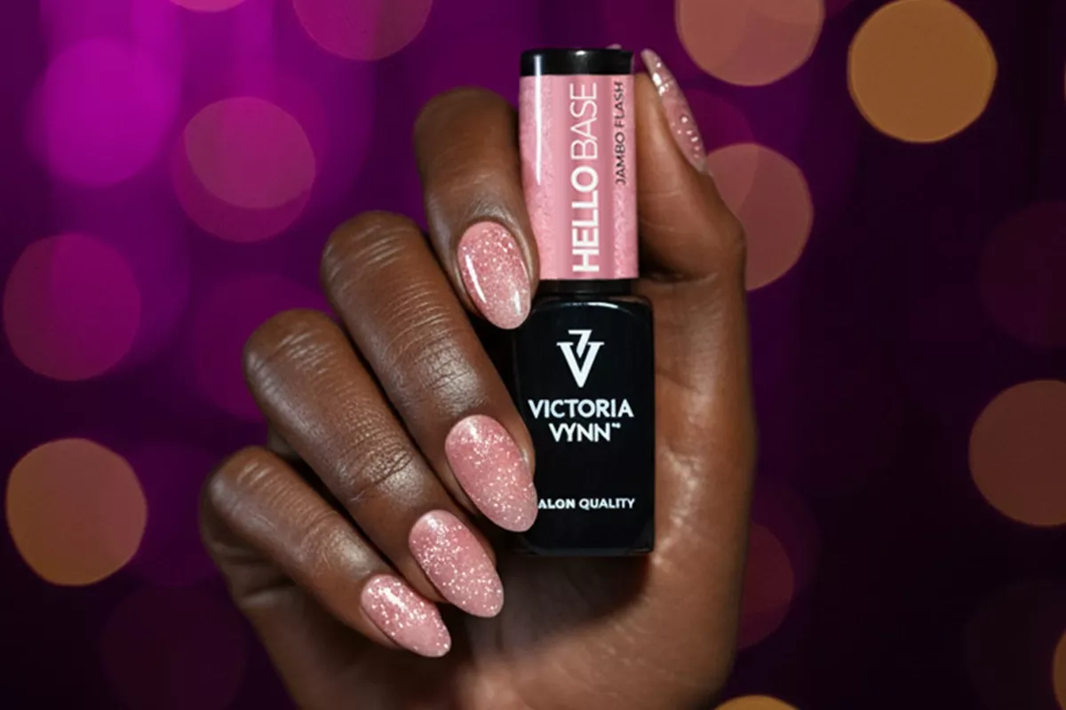 HELLO BASE Jambo Flash – Builder Glitter Base 8 ml Victoria Vynn - Image 2