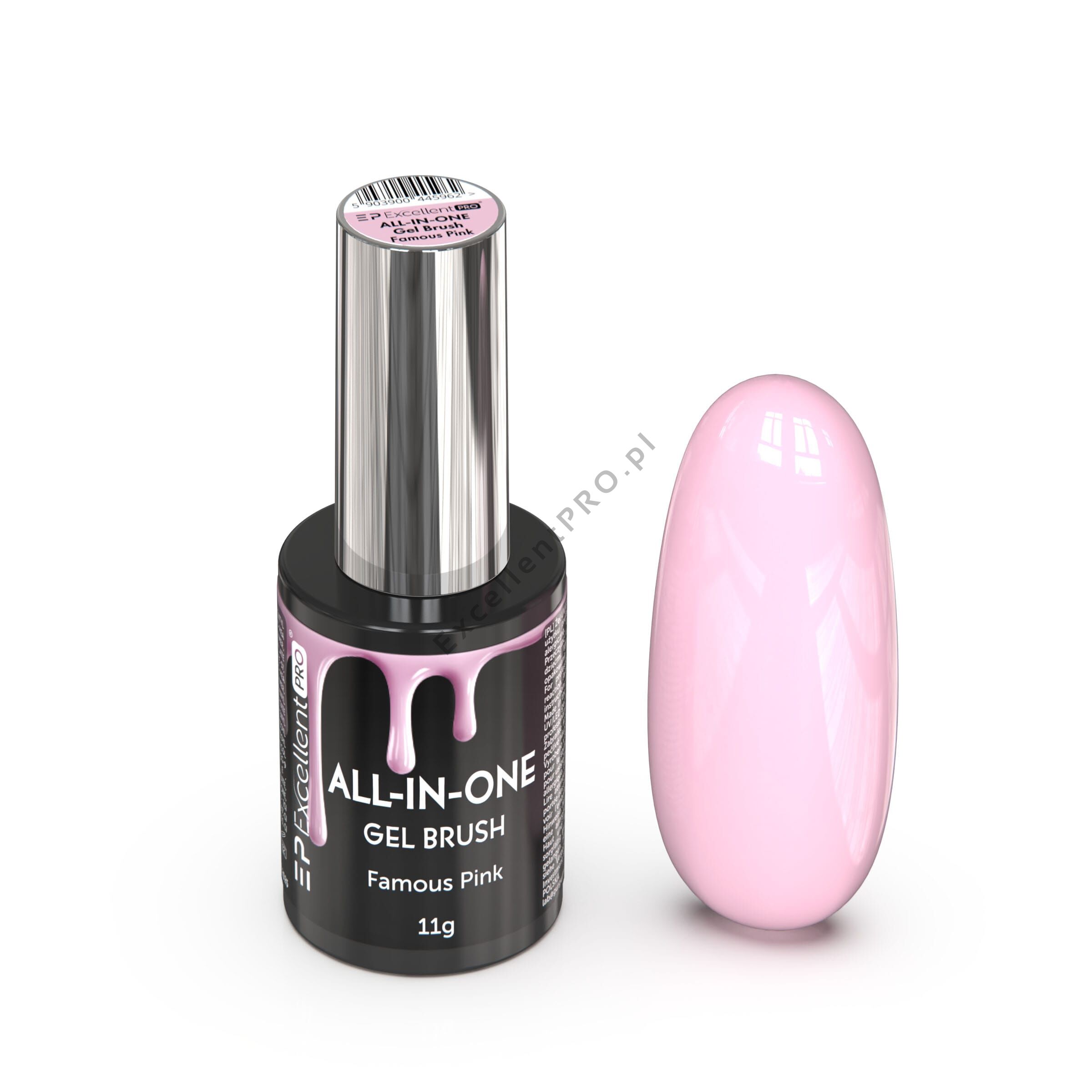 Excellent Pro All-In-One Gel Brush – Famous Pink 11g