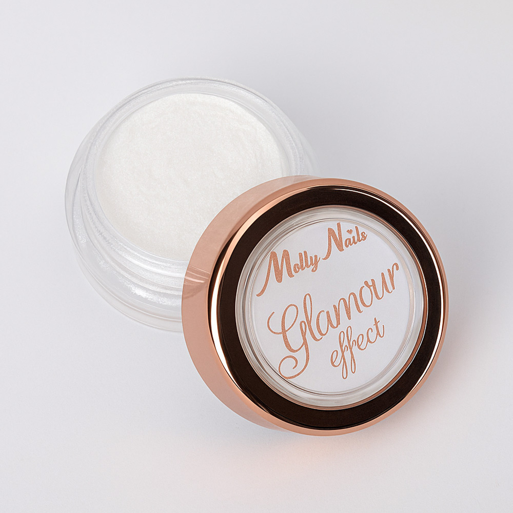 Molly Nails Glamour Effect Nail Powder with applicator 1 g - Image 2