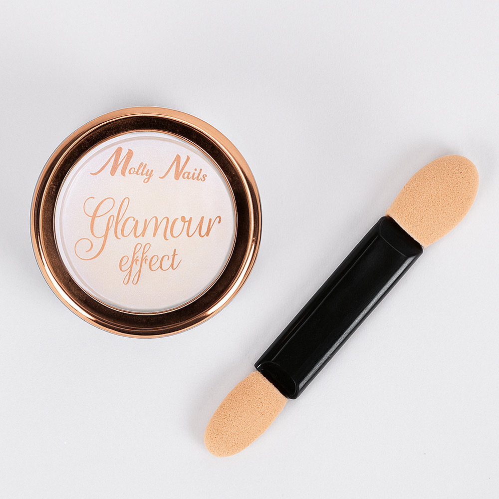 Molly Nails Glamour Effect Nail Powder with applicator 1 g - Image 6