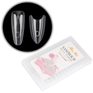 Double sandwich dual forms for nail construction Sandwich dual forms oval W557 Molly Nails 240 pcs