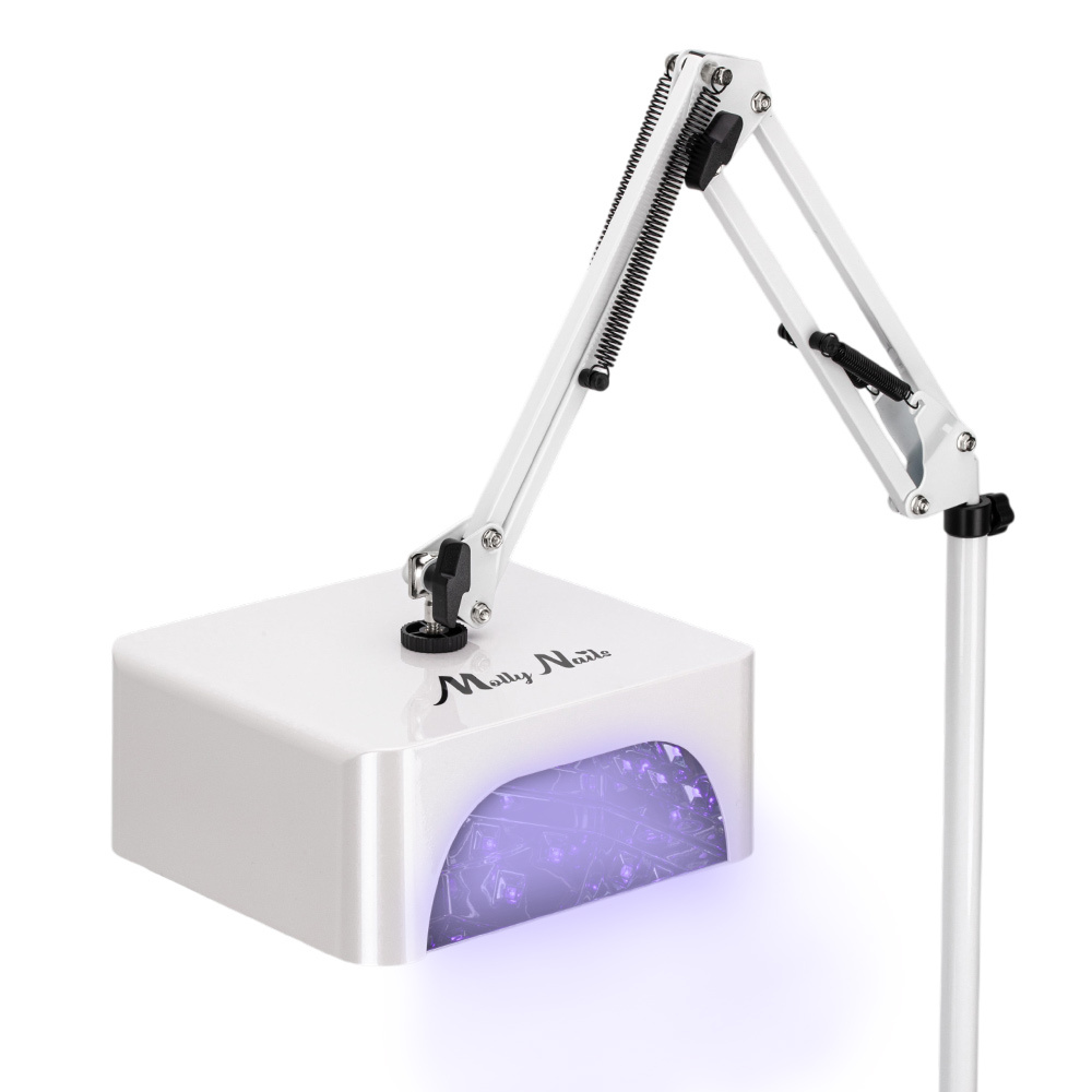Molly Nails 36W UV/LED Mirror Lamp for Pedicures with Stand, Cordless, White, V10BAT, 3m Cable Length - Image 10