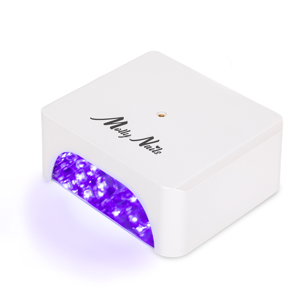 Molly Nails 36W UV/LED Mirror Lamp for Pedicures with Stand, Cordless, White, V10BAT, 3m Cable Length - Image 6