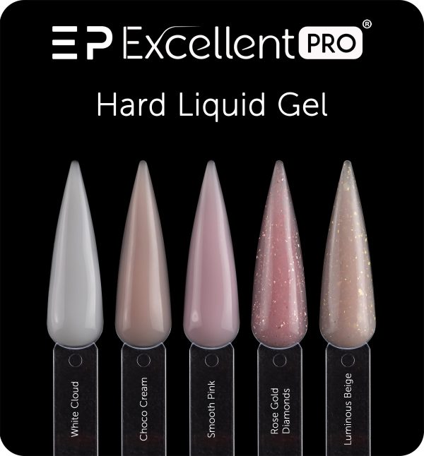 Pro Hard Excellent PRO Hard Liquid Gel Smooth Pink 15g/50g | NailShop
